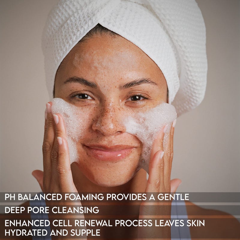 Shira Shir-Radiance Corrective RX Deep Foaming Cleansing Face Wash For Balanced Skin PH, Skin Brighting, Deep Pore Cleansing for Normal to Dry Skin (200ml) - Image 5